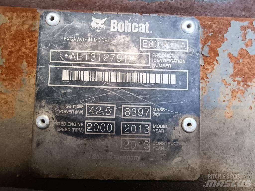 Bobcat E 80 EA Середні екскаватори 7т. - 12т.