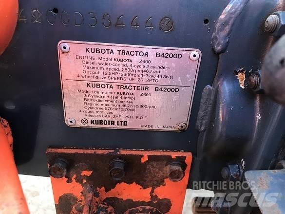 Kubota B4200 Екскаватори-навантажувачі