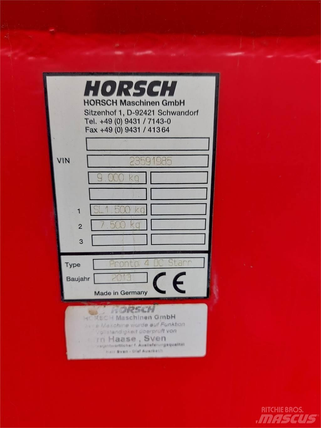 Horsch Pronto 4DC Інші землеоброблювальні машини і додаткове обладнання