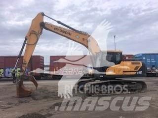 Hyundai HX220L Гусеничні екскаватори