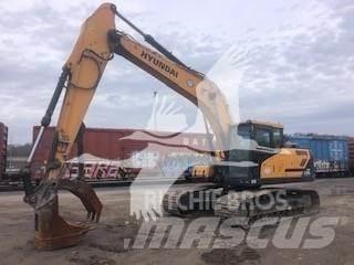 Hyundai HX220L Гусеничні екскаватори