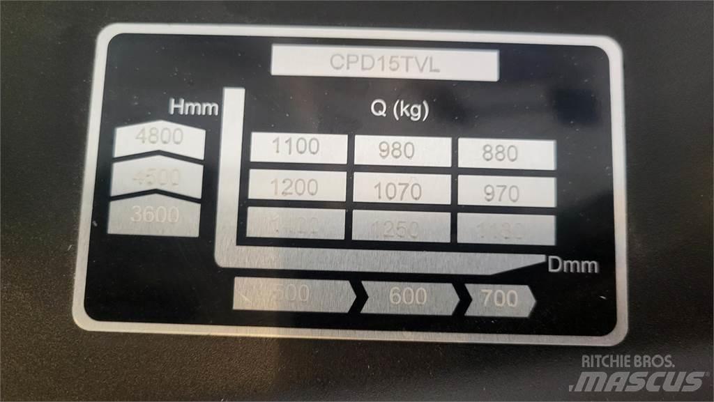  CPD15TVL T4800 Електронавантажувачі