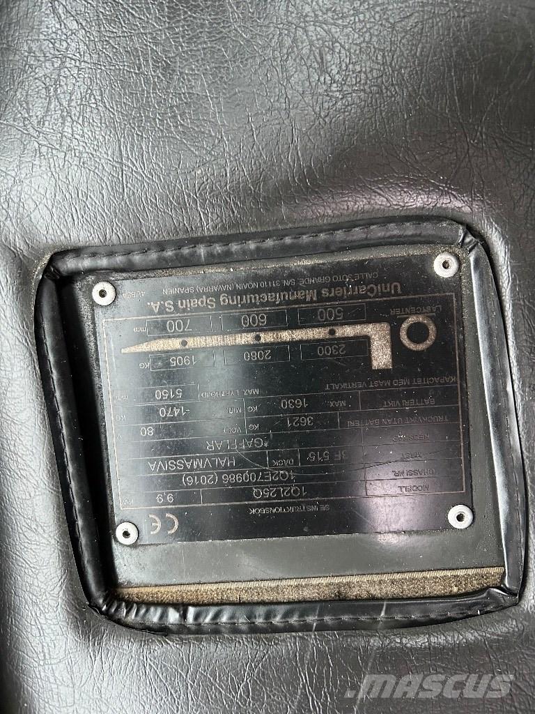 UniCarriers L25Q Електронавантажувачі