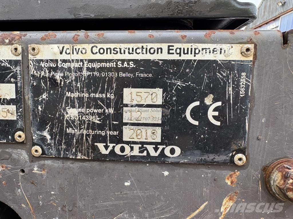 Volvo EC 15 D Міні-екскаватори < 7т