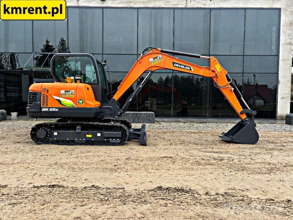 Develon DX 60 E-10 N Міні-екскаватори < 7т