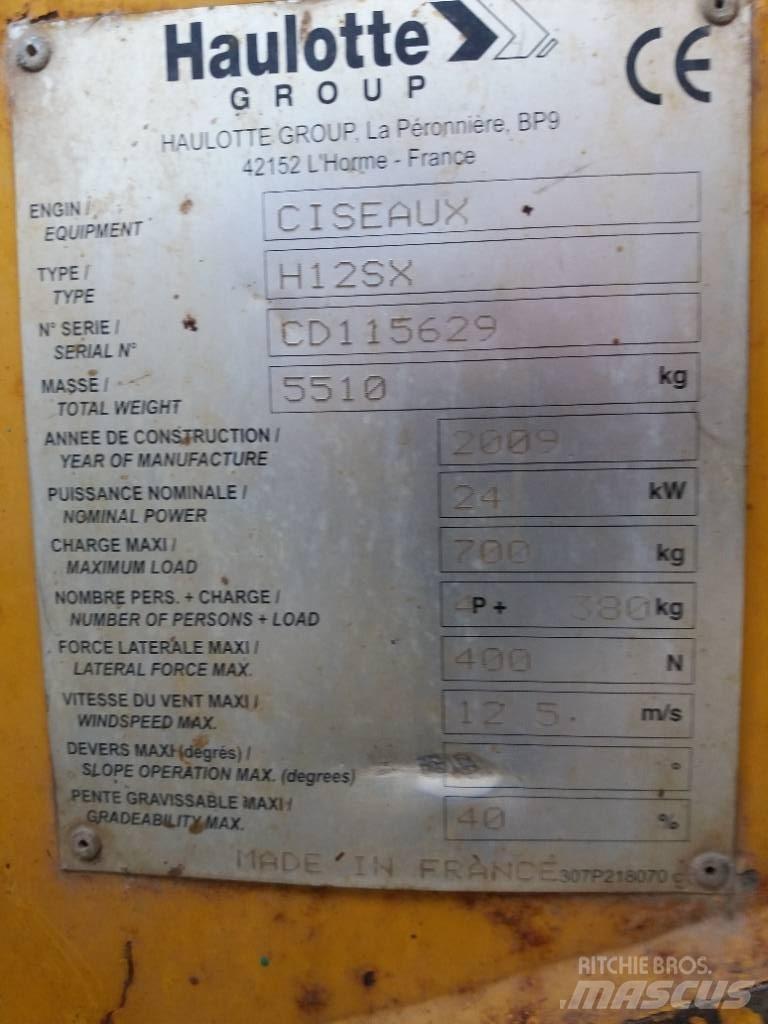 Haulotte H 12 SX Підйомники-ножиці
