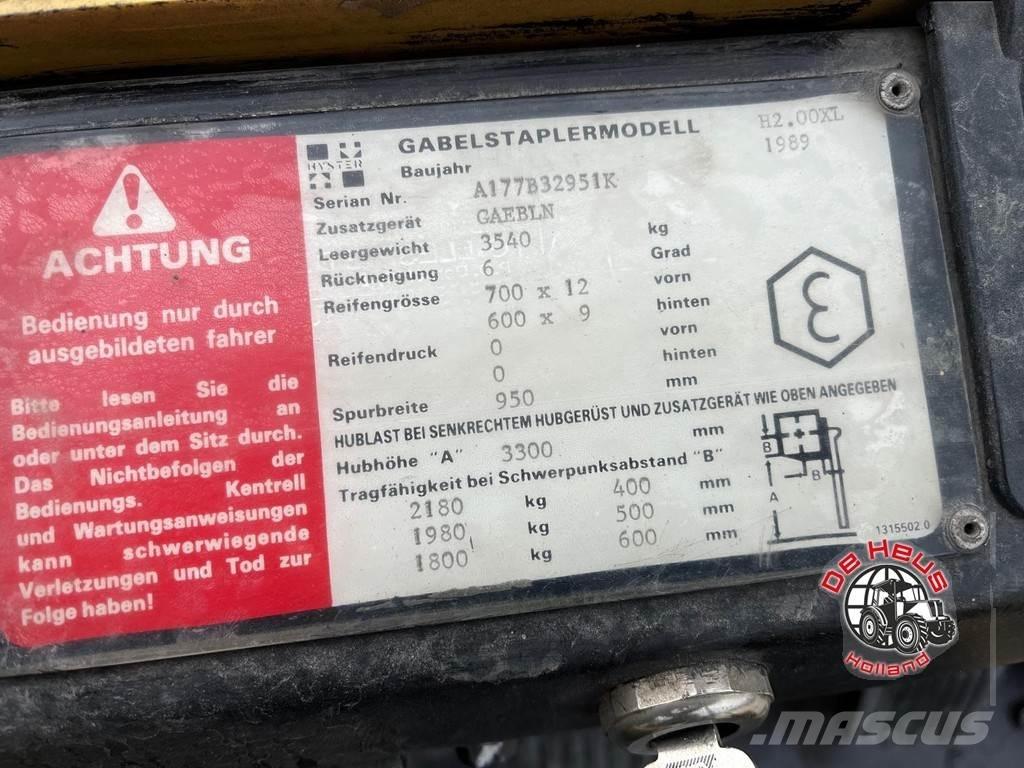 Hyster H2.00XL Інше