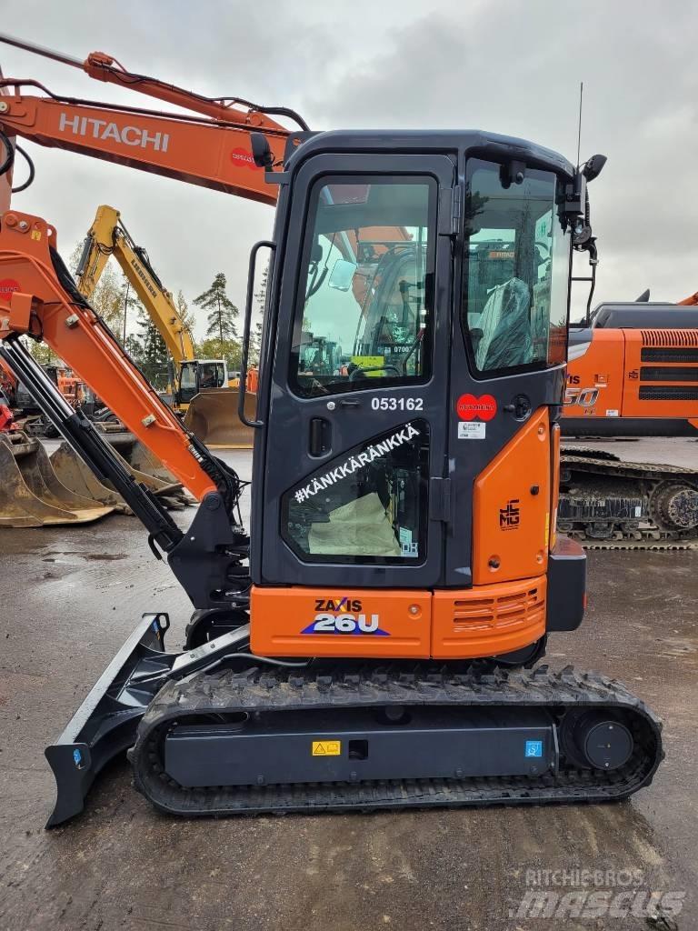 Hitachi ZX 26 U-6 Міні-екскаватори < 7т