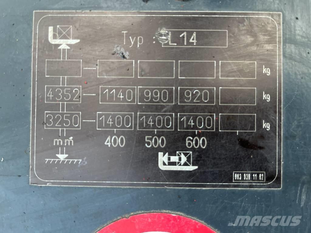 Linde L 14 V-3816 Самохідні електроштабелери