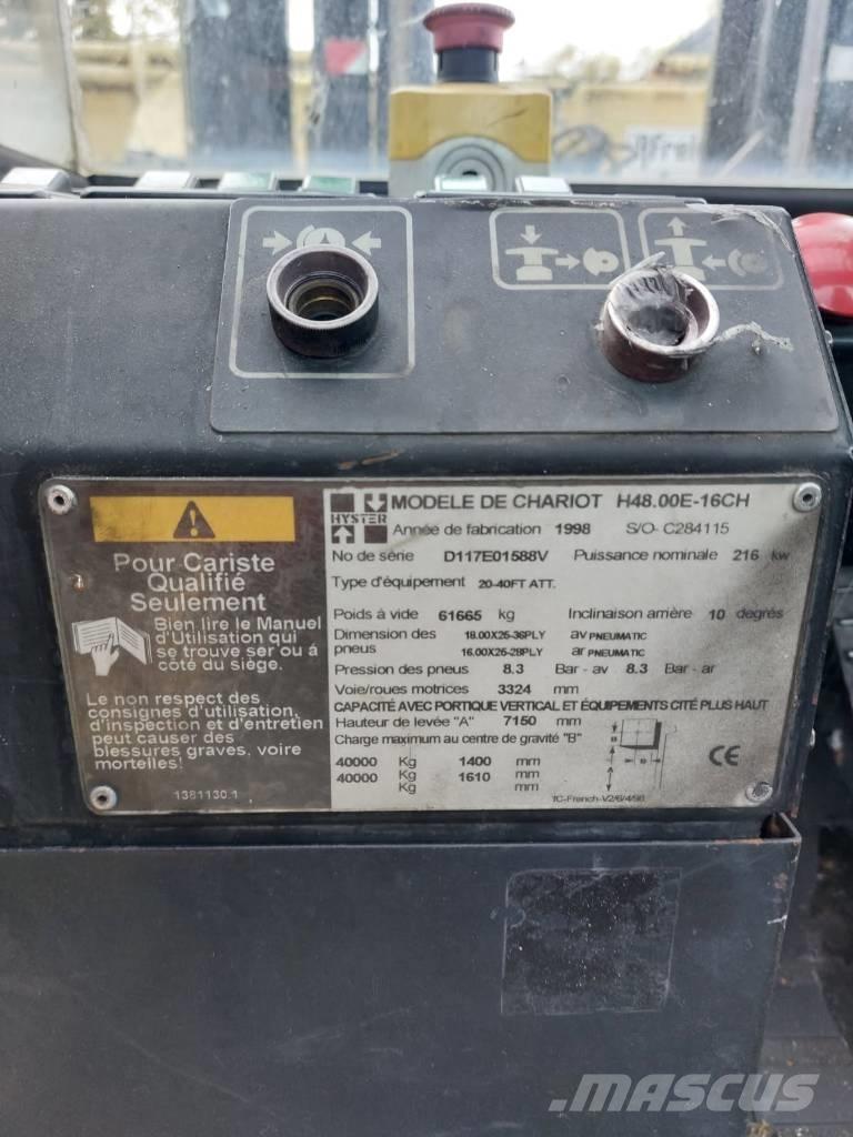 Hyster 48.00 E 16-CH Навантажувачі для контейнерів