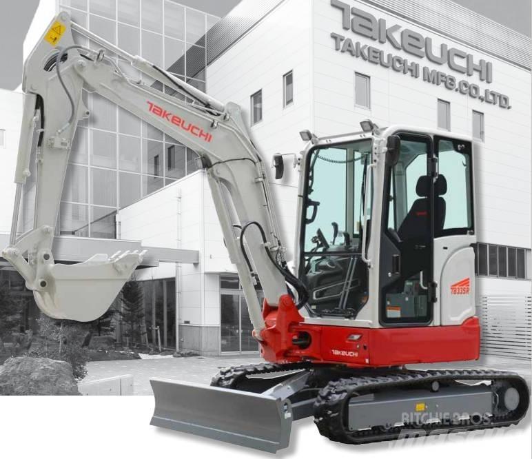 Takeuchi TB335R Міні-екскаватори < 7т