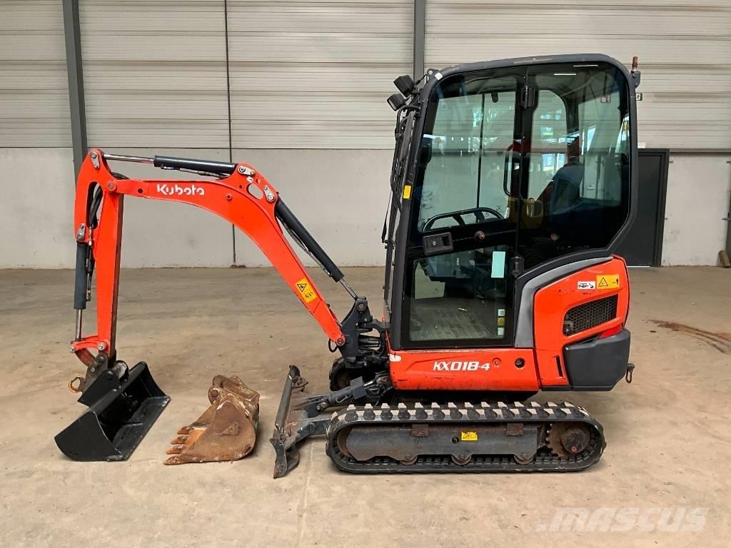 Kubota KX 018-4 Міні-екскаватори < 7т