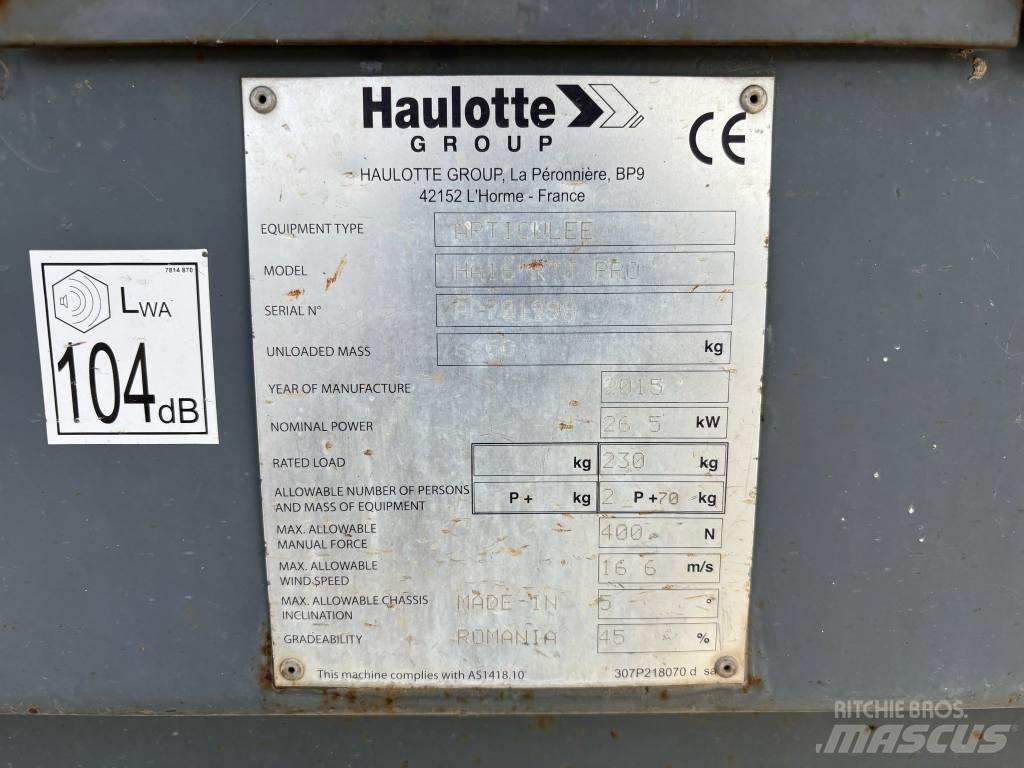 Haulotte HA 16 Колінчаті підйомники