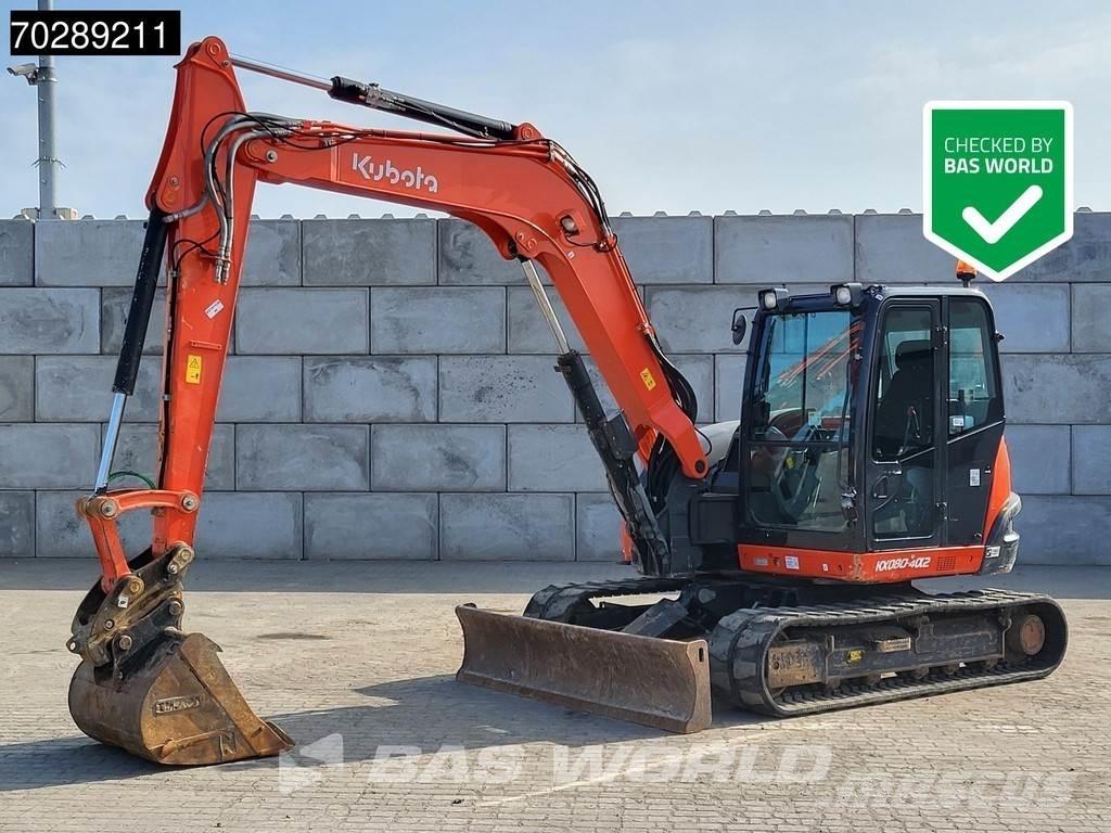 Kubota KX080-4 Міні-екскаватори < 7т