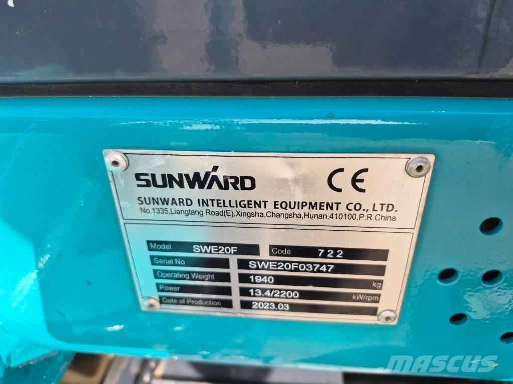 Sunward SWE 20 F Міні-екскаватори < 7т