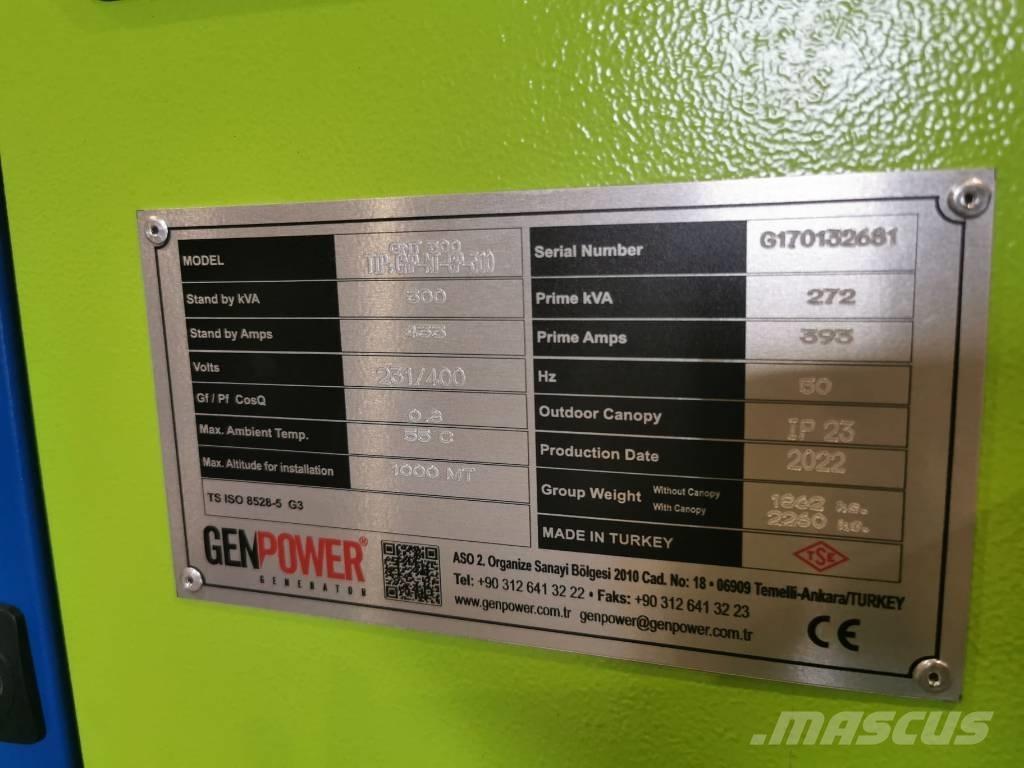 Genpower GNT 300 Дизельні генератори