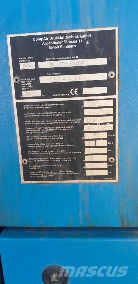 Compair L30-7.5A Компресори