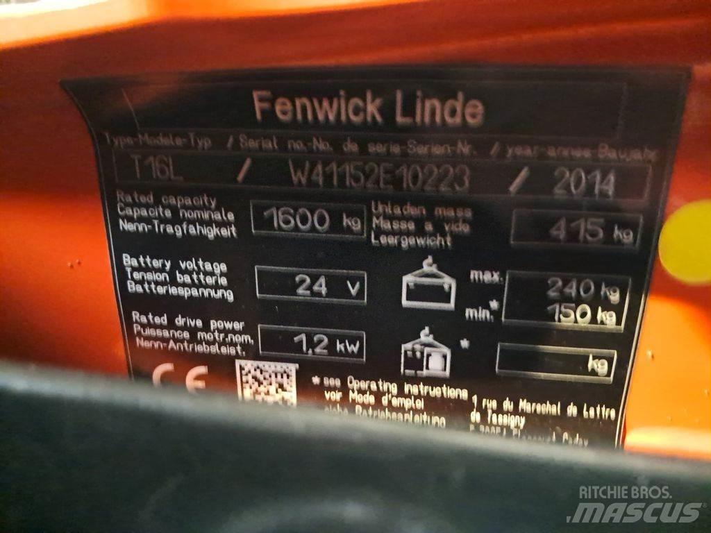 Linde T16L Штабелери