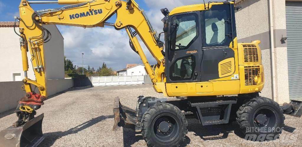Komatsu PW98 MR10 Колісні екскаватори