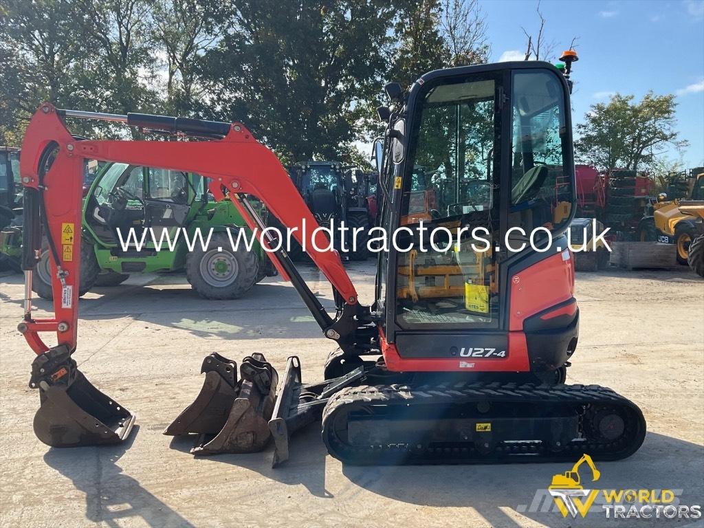 Kubota U 27-4 Міні-екскаватори < 7т