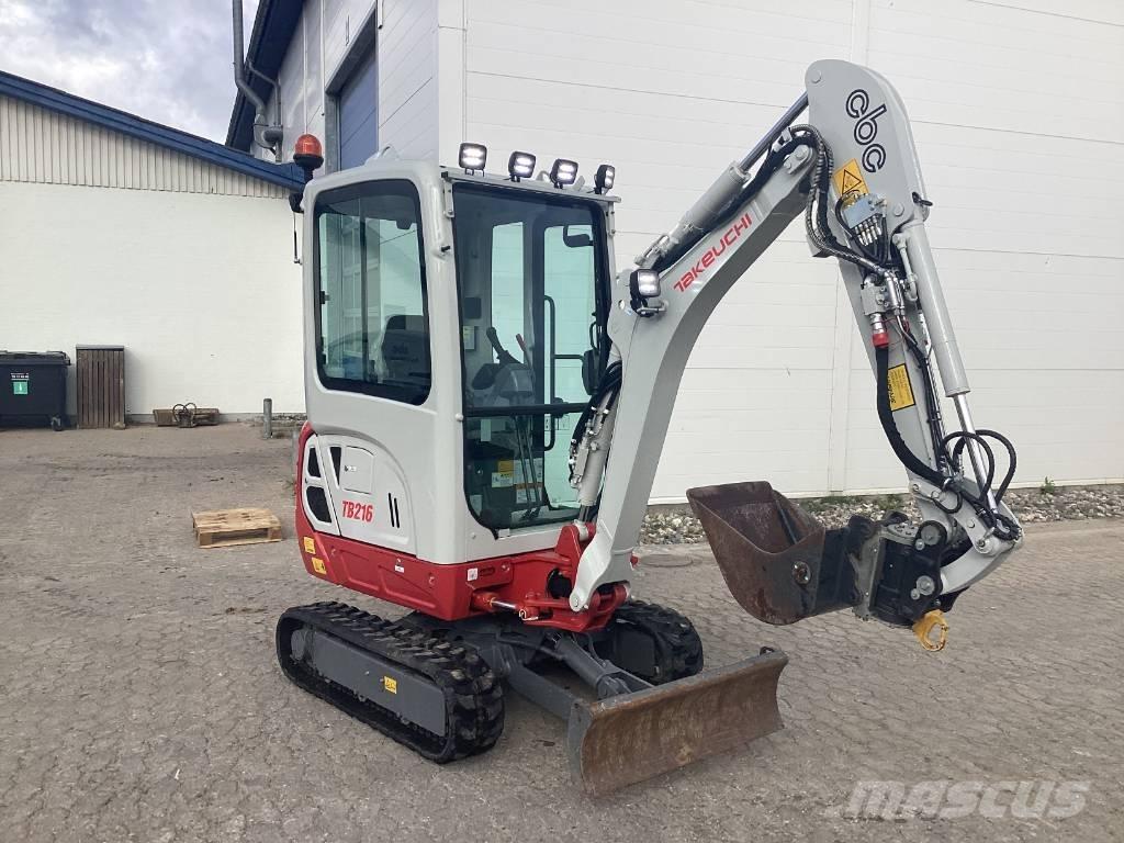 Takeuchi TB 216 Міні-екскаватори < 7т