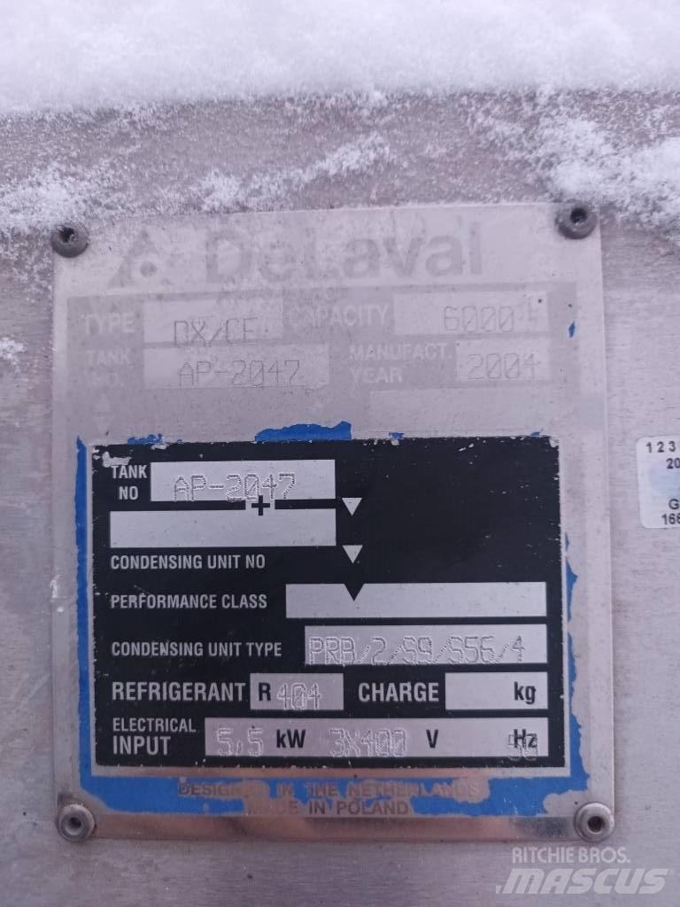 Delaval DX-CE Обладнання для зберігання молока