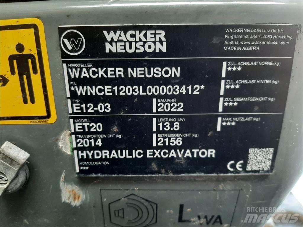 Wacker Neuson ET20 Гусеничні екскаватори