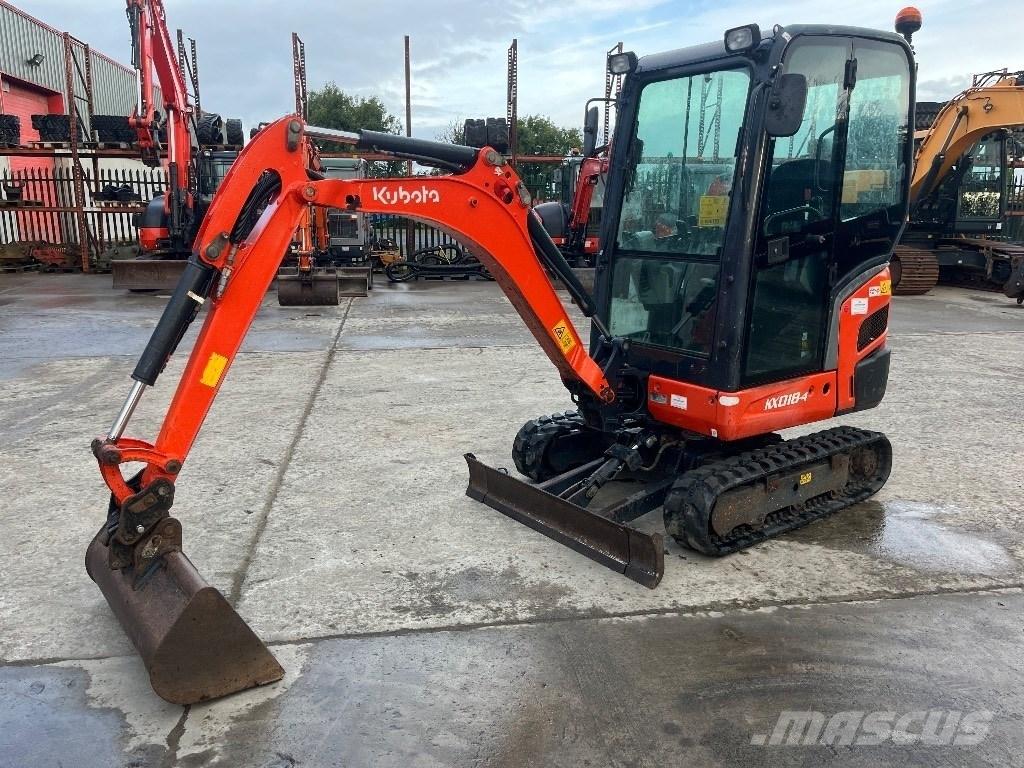 Kubota KX 018-4 Міні-екскаватори < 7т