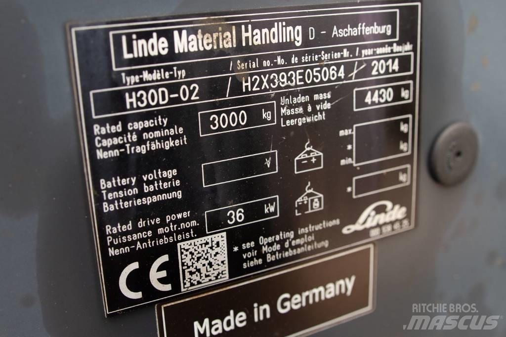 Linde H30D-02 Дизельні навантажувачі