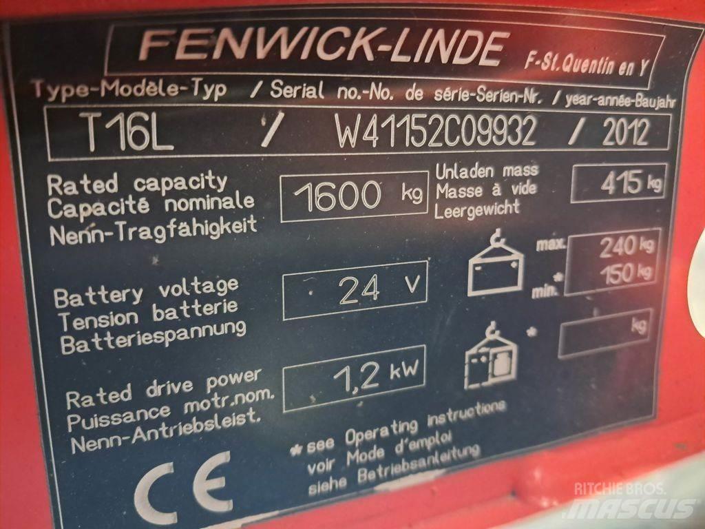 Linde T16L Штабелери