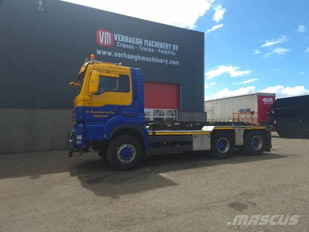 MAN TGS 24.440 Вантажівки з гаковим підйомом