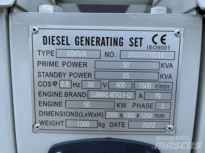 Cummins 55 kVA Дизельні генератори