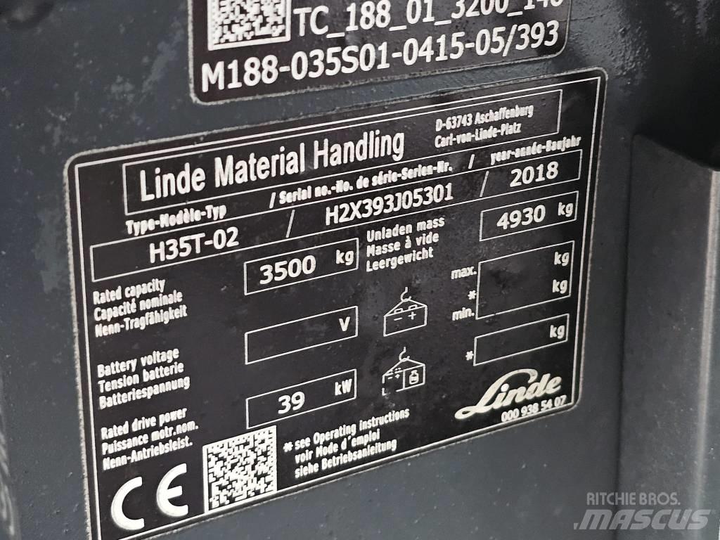 Linde H35T-02 Газові навантажувачі
