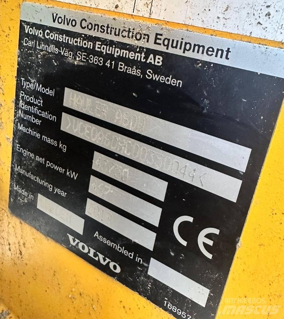 Volvo A 60 H Зчленовані самоскиди