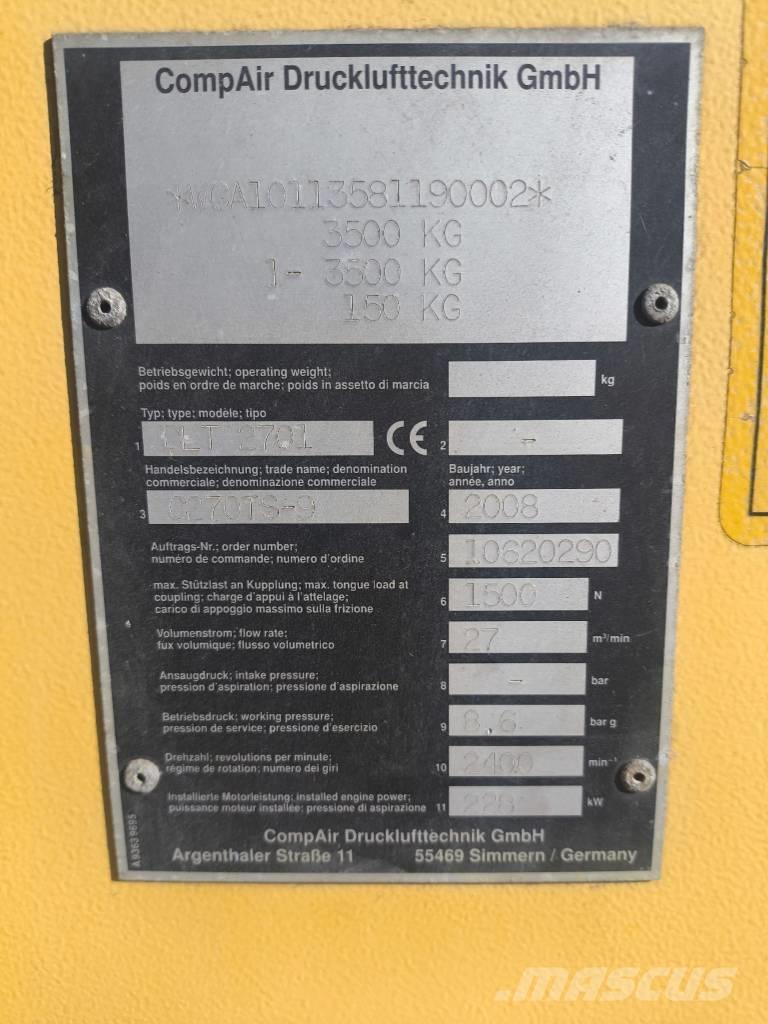 Compair DLT2701 Компресори