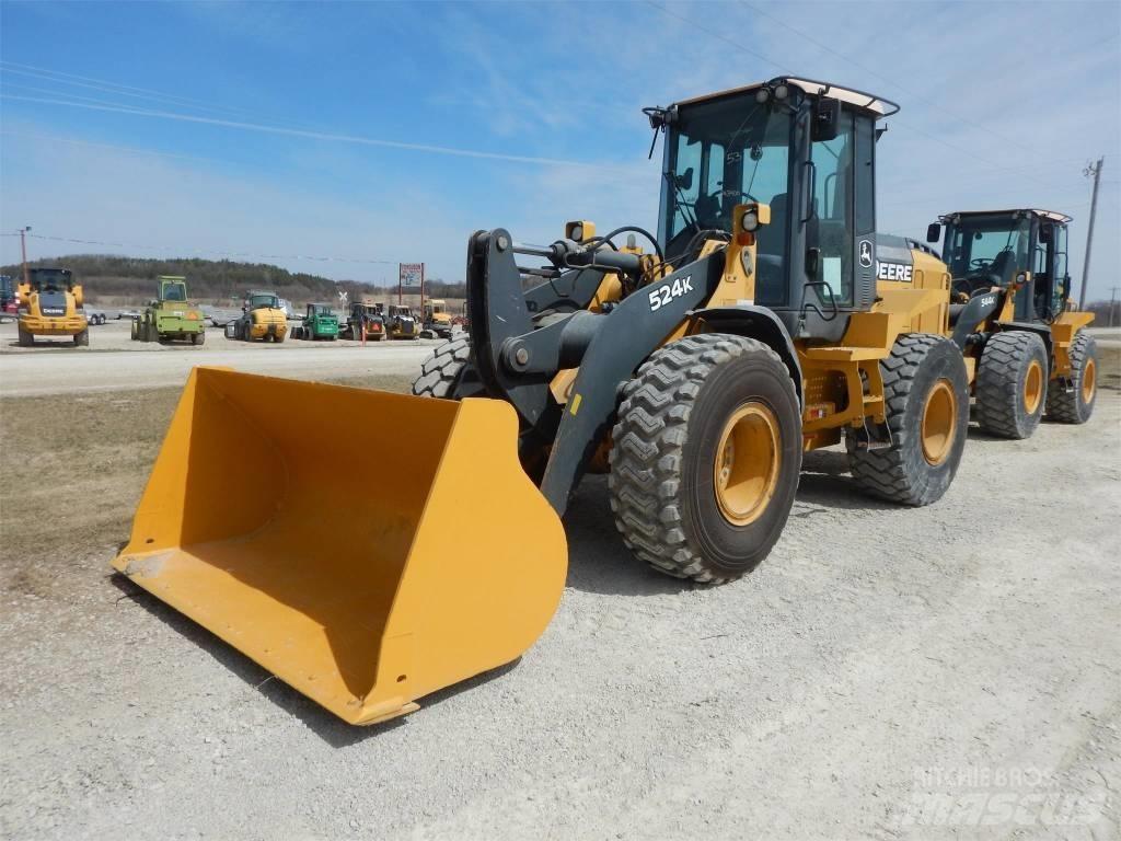 John Deere 524K Фронтальні навантажувачі