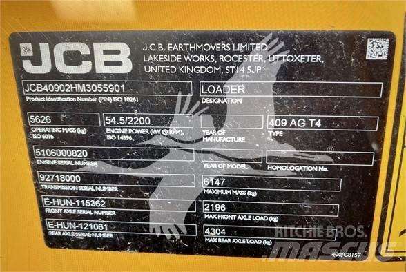 JCB 409 Фронтальні навантажувачі
