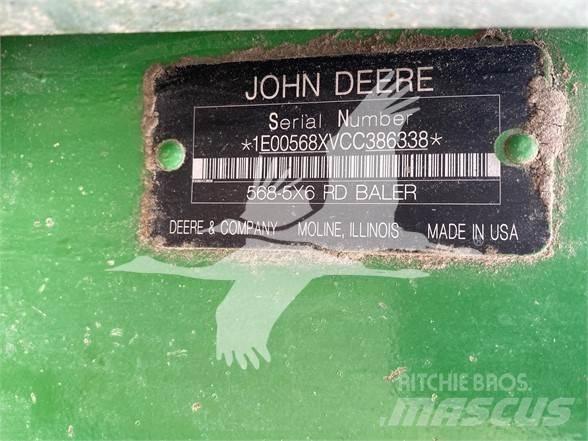 John Deere 568 Рулонні прес-підбирачі