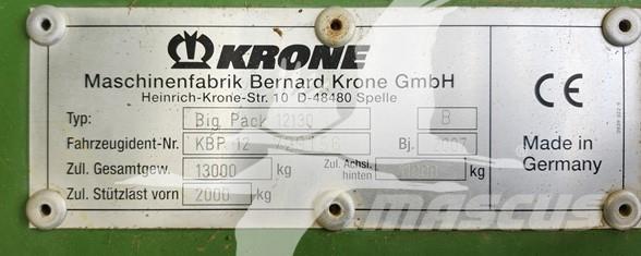 Krone BP12130 Тюкові прес-підбирачі