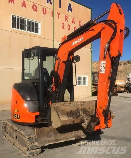 Hitachi ZX 33 U-5 A Міні-екскаватори < 7т