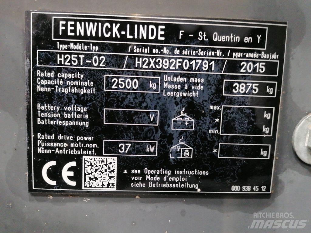 Linde H25T-02 Газові навантажувачі