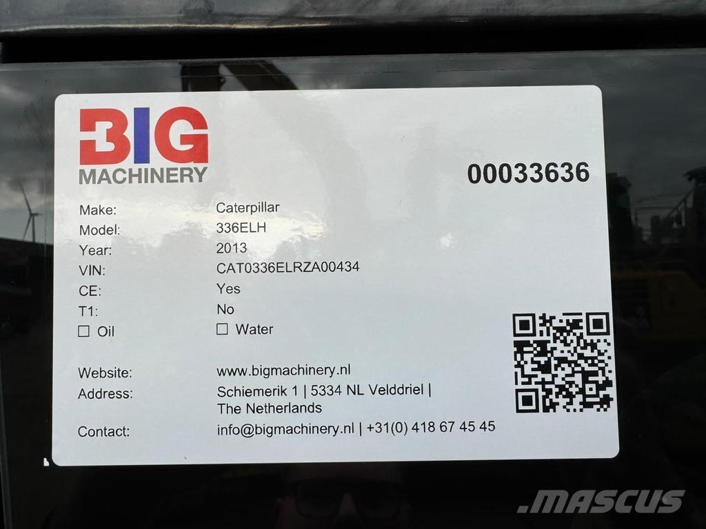 CAT 336ELH Гусеничні екскаватори