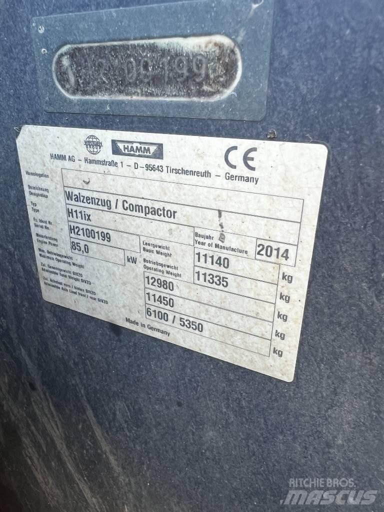 Hamm H11IX Ущільнювачі грунту