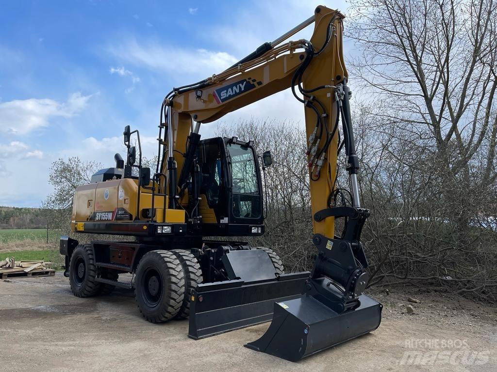 Sany SY155W Колісні екскаватори