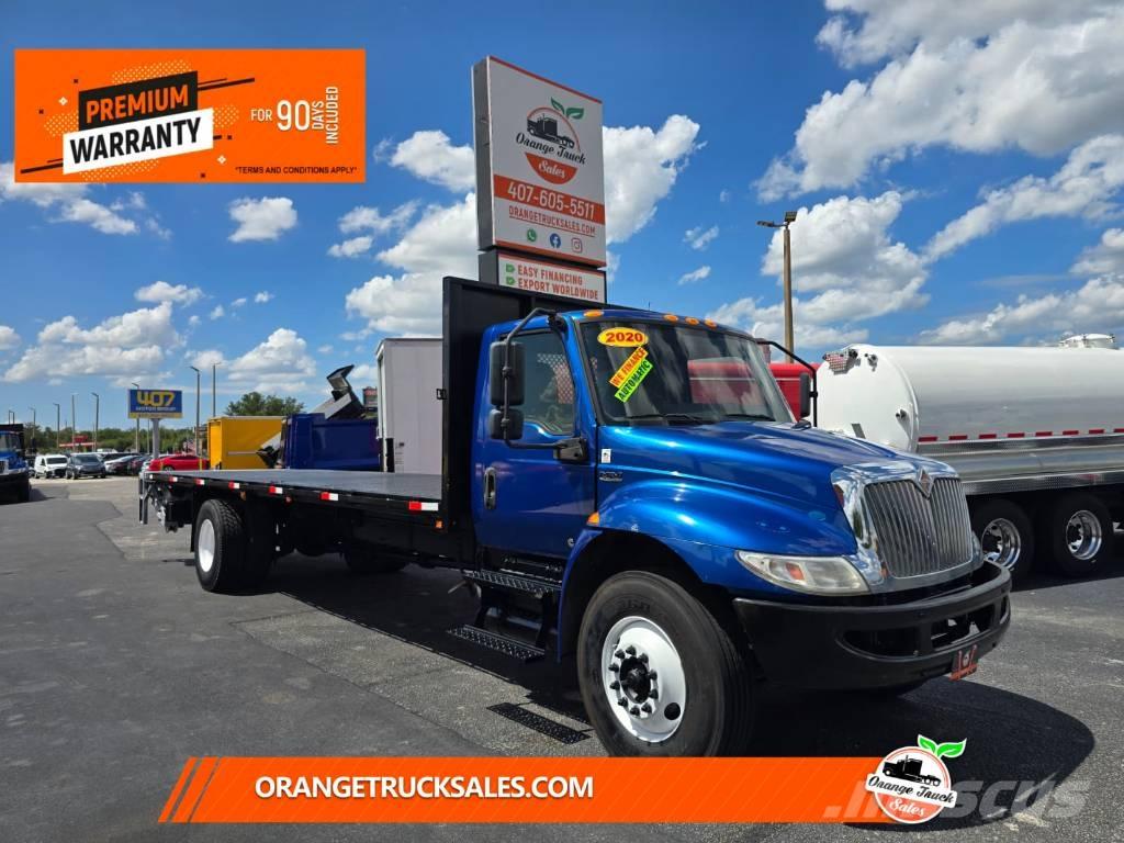 International MV607 Вантажівки-платформи/бокове розвантаження