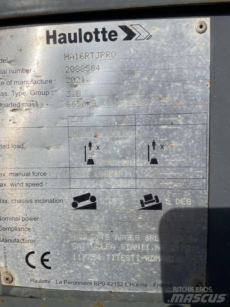 Haulotte HA16RTJ PRO Компактні самохідні стрілові підйомники