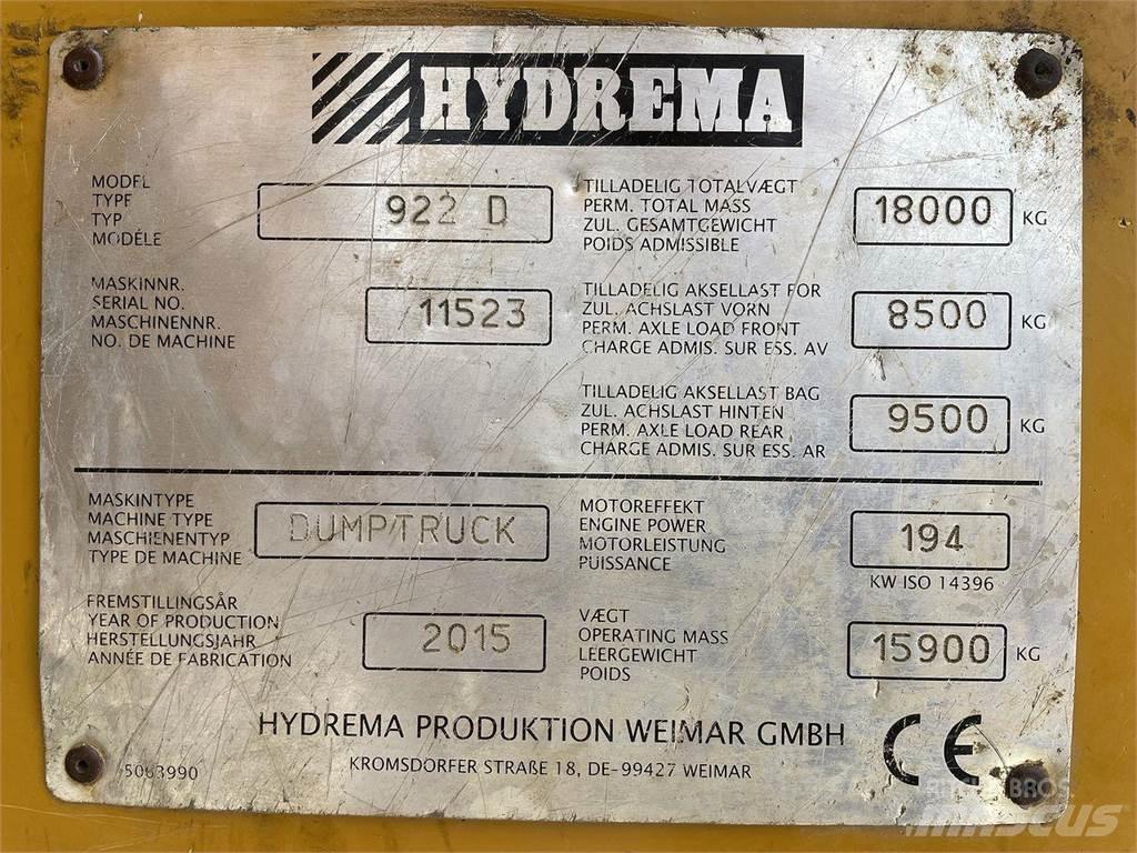 Hydrema 922D Міні самоскиди