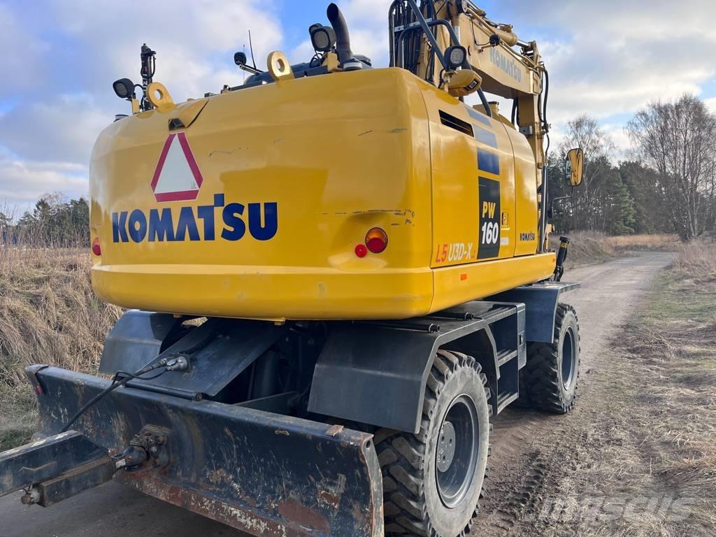 Komatsu PW 160 Колісні екскаватори