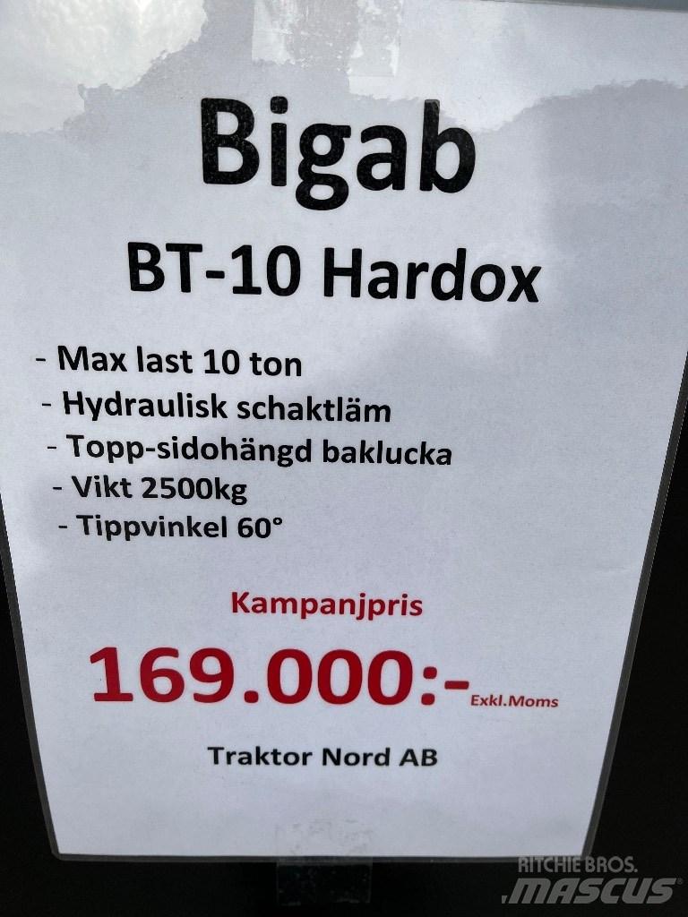 Bigab BT 10 HARDOX Самосвальні причепи