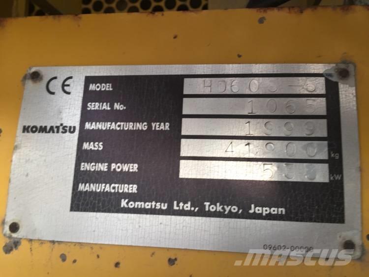 Komatsu HD 605-5 Кар`єрні самоскиди